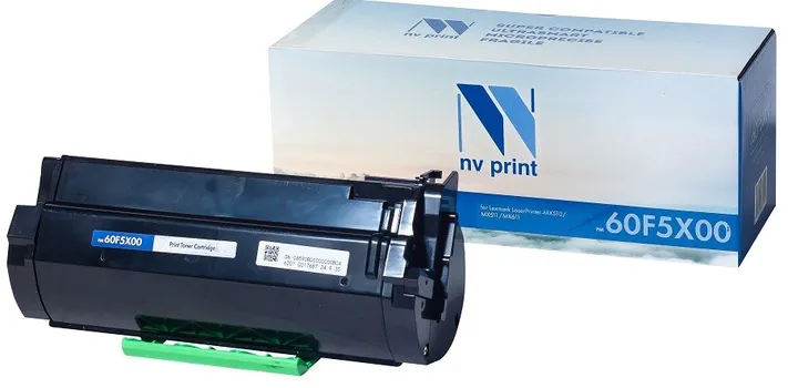 Картридж лазерный NV Print NV-60F5X00 (60F5X00), черный, 20000 страниц, совместимый для Lexmark MX510/MX511/MX611
