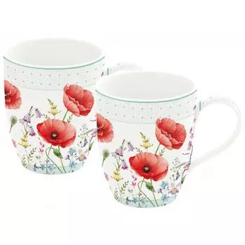 Набор кружек Easy Life Les Coquelicots 350мл, 2шт