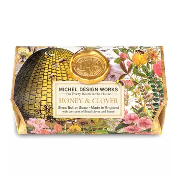 Мыло в бумажной обертке Michel Design Works Мёд и Клевер