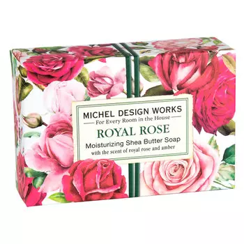 Мыло в подарочной коробке Michel Design Works Королевская роза