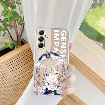 Мягкий прозрачный силиконовый чехол с рисунком из мультфильма для Samsung A55 M35 S24 Xiaomi Redmi Note 13 Poco C65 iPhone Camera Противоударный защитный чехол Samsung Galaxy A11