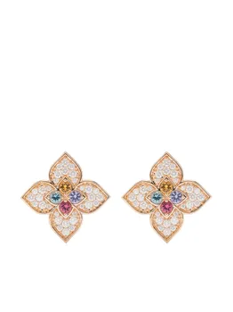 Серьги Venetian Princess из розового золота с камнями Roberto Coin, розовый