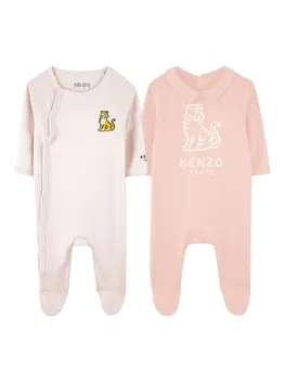 Kenzo Kids пижама с принтом, розовый