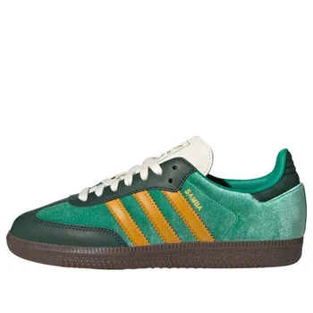 Кроссовки samba og 'green preloved yellow' Adidas, зеленый