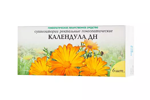 Календула ДН суппозитории гомеопатические ректальные 6 шт