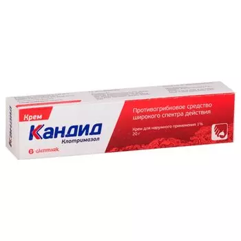 Кандид 1% крем для наружного применения 20 г