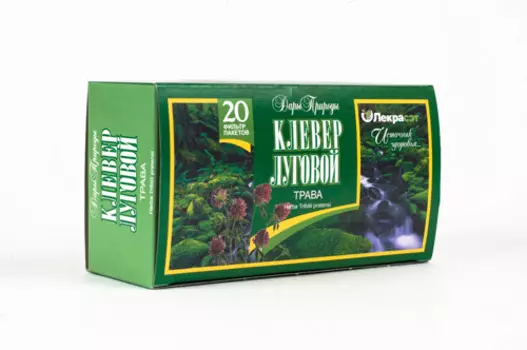 Клевер луговой трава фильтр-пакеты 1,5 г 20 шт