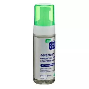Clean and clear Эдвантедж Пенка для лица Алоэ 150 мл