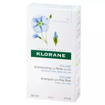 Klorane Шампунь с экстрактом льняного волокна 200 мл