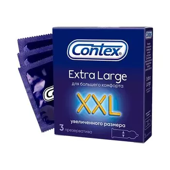 Contex Extra Large Презервативы увеличенного размера 3 шт