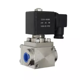 Клапан электромагнитный YSE-10Es, н/з, 3/8Вн, 24В/DC, 150бар, нерж.