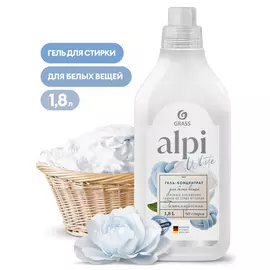 Концентрированное жидкое средство для стирки "ALPI white gel" (флакон 1,8л)