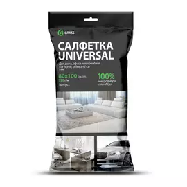 Салфетка микрофибра 320 г/м 80*100 (1шт) УПАК