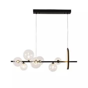 Люстра KG1233P-7 black / clear Delight Collection