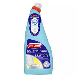 Гель для унитаза и сантехники Unicum Lemon 750мл 300438