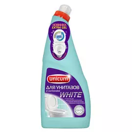 Гель для унитаза и сантехники Unicum White 750мл 300445