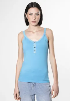Топ BUTTON CAMI INFLUENCER, синий