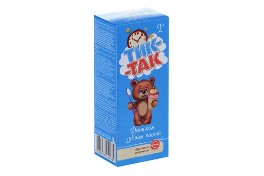 З/паста Тик-Так дет фруктовое мороженое (с 2 лет), 62 г