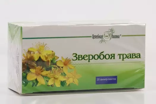 Зверобоя трава, 1,5 г, 20 шт, сырье-порошок