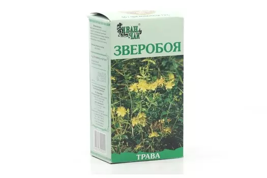 Зверобоя трава, 50 г, сырье растительное измельченное