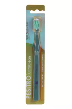 З/щетка PESITRO Ultra Clean Feather soft ультра мягкая 12680 серо-бирюз микс