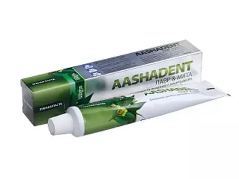 Зубная паста Лавр-Мята AASHA HERBALS, 100 мл
