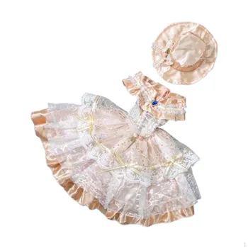 1/3 BJD Doll Princess Dress Oufit Clothes Cosplay Educational Fashion DIY Accessories Costume красный