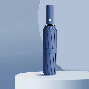 Полностью автоматический солнцезащитный зонт, оптовая продажа, складной солнцезащитный зонт с 12 косточками для мужчин и женщин, зонт двойного назначения от дождя или блеска