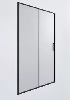 Душевая дверь в нишу Timo TD-150/03F-6 150х195 см, профиль черный, стекло Матовое