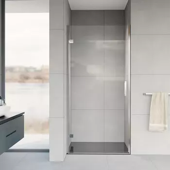 Душевая дверь в нишу Vincea Flex VDP-1F 90х200 профиль хром, стекло прозрачное