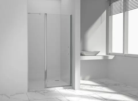 Душевая дверь в нишу Vincea Orta VPP-1O 100х190 профиль хром, стекло прозрачное