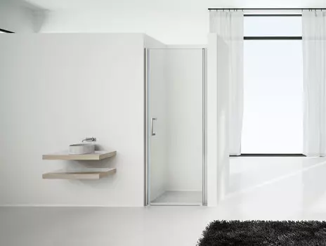 Душевая дверь в нишу Vincea Orta VPP-1O 70х190 профиль хром, стекло прозрачное