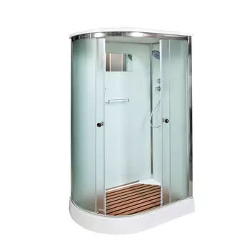 Душевая кабина AvaCan D012SR, 120х90х220 см, стекло матовое, профиль хром