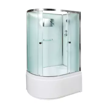 Душевая кабина AvaCan D512R, 120х90х208 см, стекло матовое, профиль хром