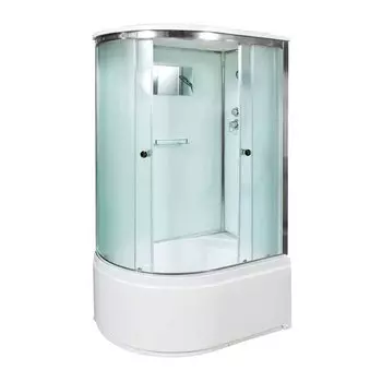 Душевая кабина AvaCan D512SR, 120х90х220 см, стекло матовое, профиль хром