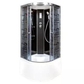 Душевая кабина Deto BМ4510 с электрикой BLACK