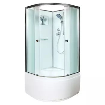Душевая кабина DTO D80 80х80х208 см, стекло матовое, профиль глянцевый хром