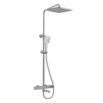 Душевая стойка Vincea Cube VSFS-1C1CH с изливом, хром