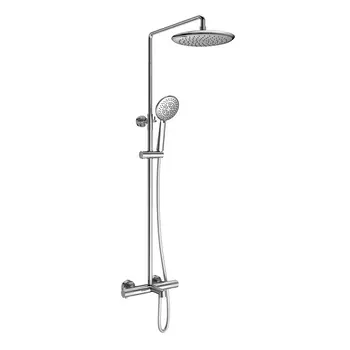 Душевая стойка Vincea Desire VSFS-1D1TCH с термостатом, хром