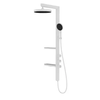 Душевая стойка Vincea Inspire VSFS-3I11W с изливом, белая