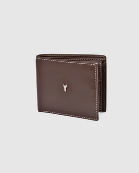 Мужской кожаный кошелек в американском стиле Yanko, коричневый