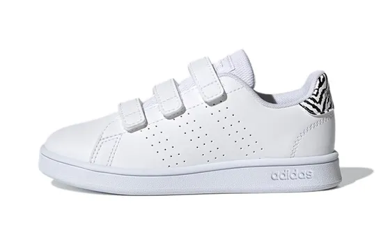 Детские кроссовки для скейтбординга ADVANTAGE PS Low-top белые/черные Adidas Neo