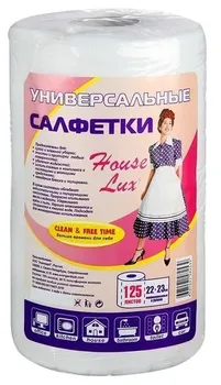 Салфетка HOUSE LUX д/уборки универсальная в рулоне 125 шт