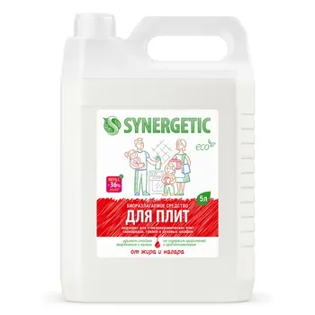 Средство чистящее для плит от жира нагара Synergetic 5л