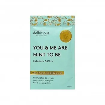 Delhicious Скраб для тела You & Me Are Mint To Be (Мятный скраб для тела с черным чаем) 100 г