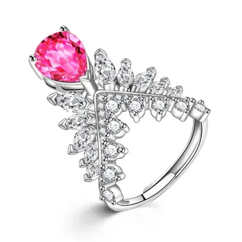 Кольцо с бриллиантом «Крылья ангела» Feel High Carbon Diamond