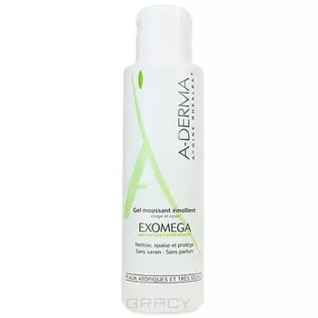 A-Derma, Смягчающий пенящийся гель Exomega, 500 мл, 200 мл