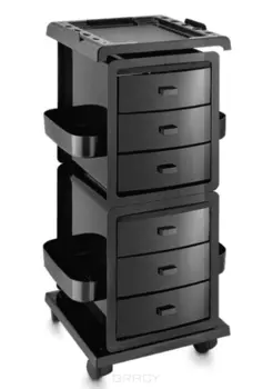 Artecno, Тележка парикмахерская Modus Excel (2 цвета), 1 шт, Черный
