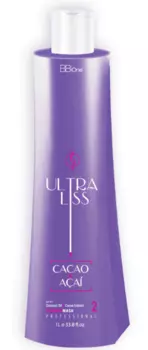 BB One, Ultra Liss Cacao &amp; Acai BBOne Состав для кератинового выпрямления "Максимальное выпрямление и восстановление" pH=4,5 Шаг 2, 1 л