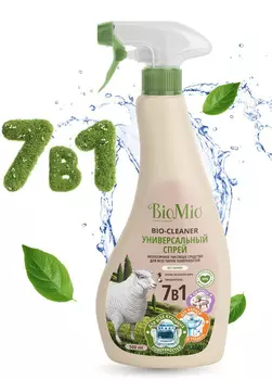 BioMio, Экологичное универсальное чистящее средство, спрей, без запаха, Bio-Multi Purpose Cleaner, 500 мл